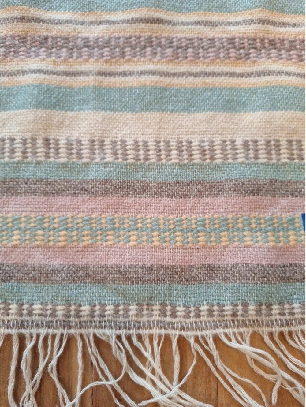 Wool, Vintage Pendleton Blanket, Throw Blanket, Fringed, Rare Pattern. Collector